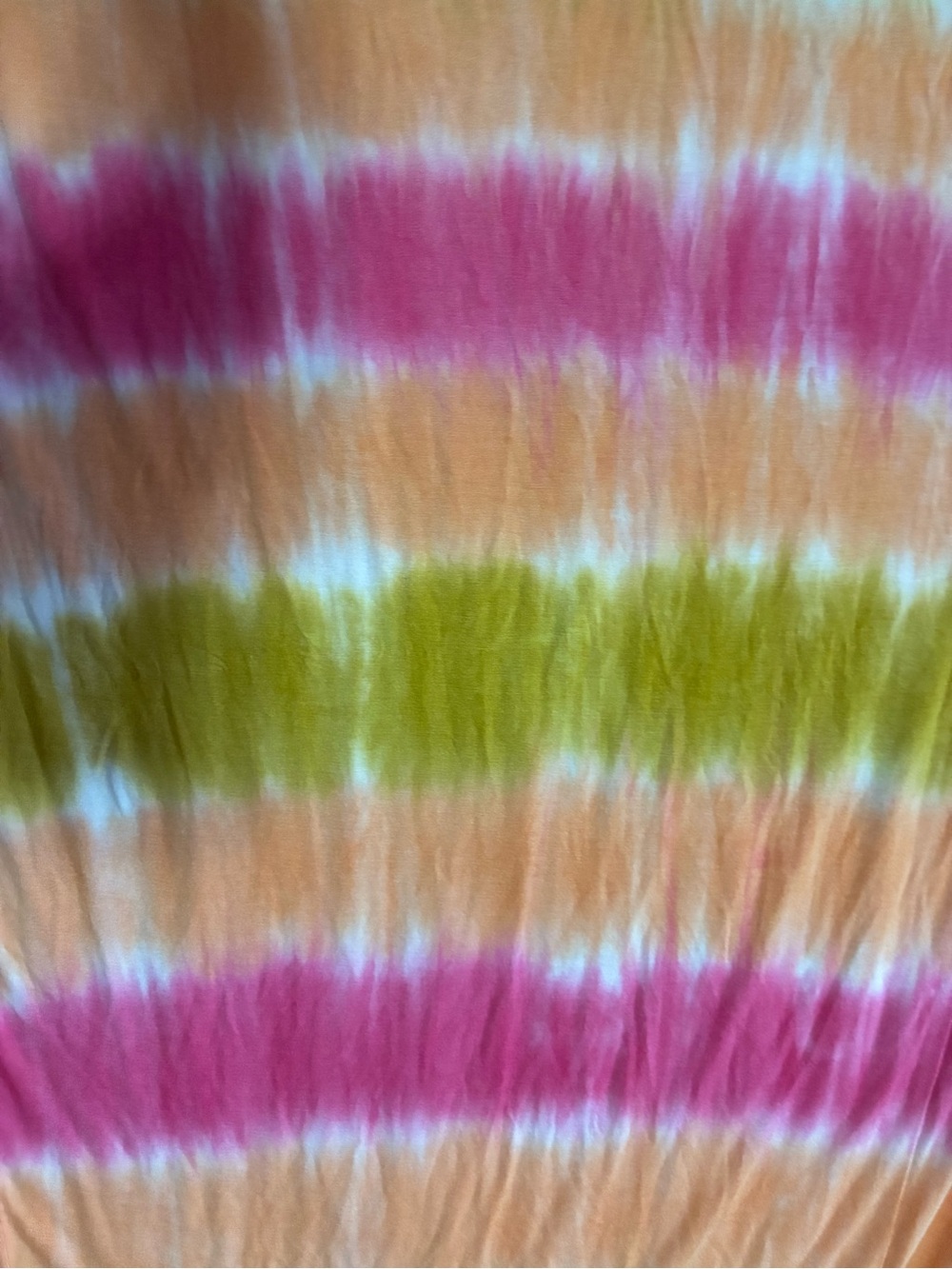 🔥NWT Torrid Tie-Dye Midi Skirt in Pink, Peach & Olive - Picture 2 of 3